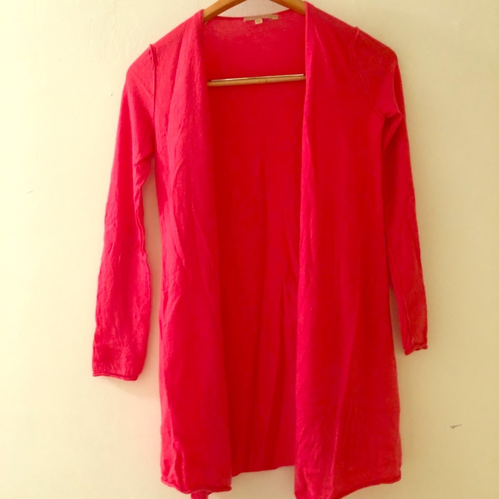 Calypso St Barth cashmere duster sweater S